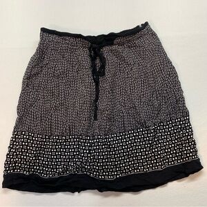 Promod Black and White Bubble Mini Skirt Size 8